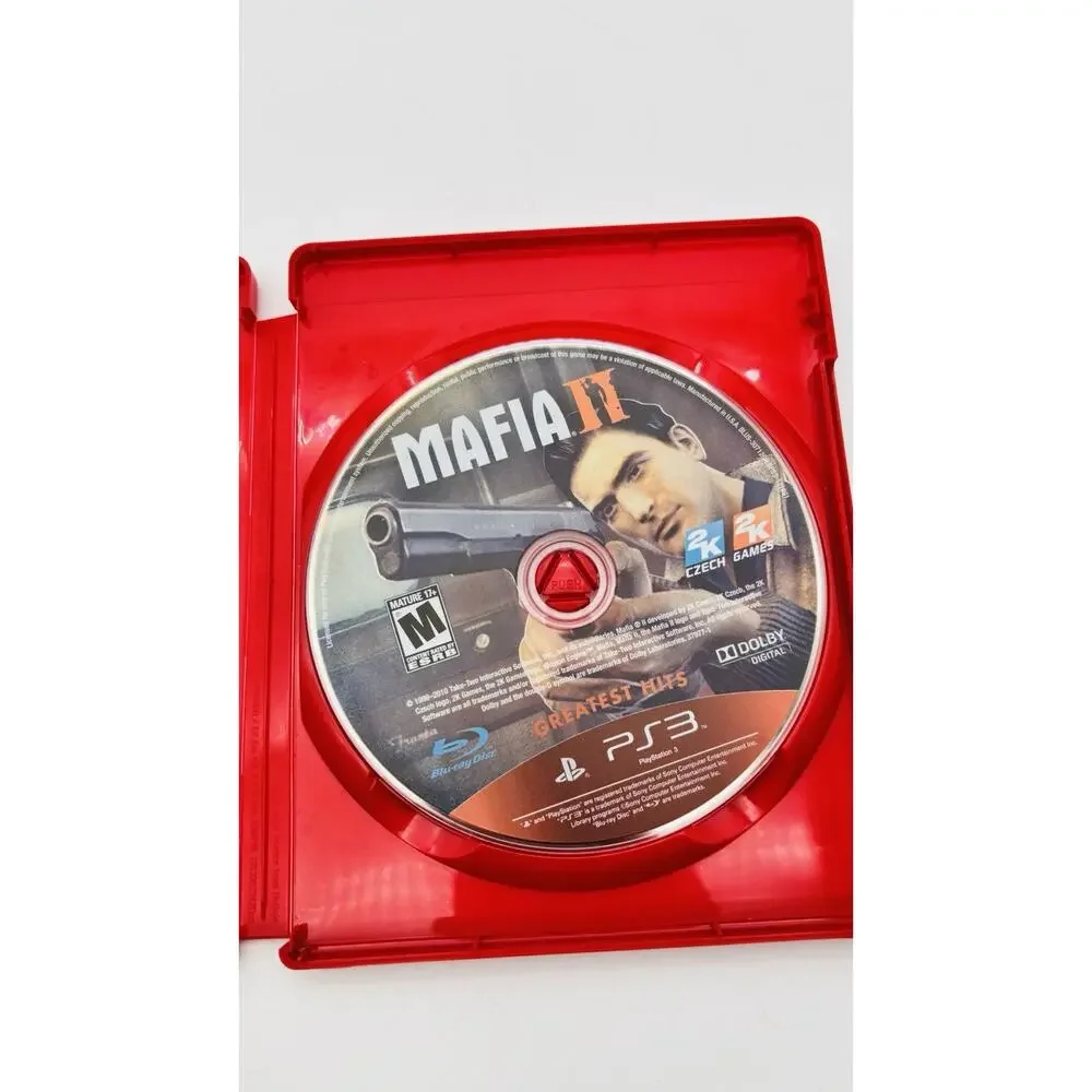 Mafia 2 Greatest Hits - Sony PlayStation 3, Complete Tested Works CIB VG PS3